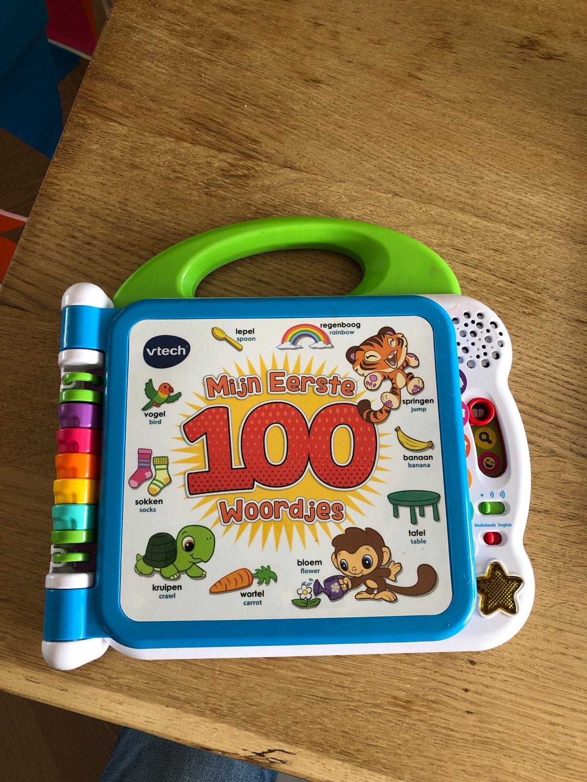 VTech Mijn Eerste 100 Woordjes Boek, Kinderen en Baby's, Speelgoed | Vtech, Ophalen of Verzenden, Gebruikt, 0 tot 6 maanden