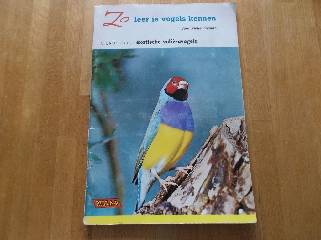 PLAATJESALBUM VOLIEREVOGELS RIZLA SIGARETTENPAPIER, Verzenden, Gelezen, Plaatjesalbum
