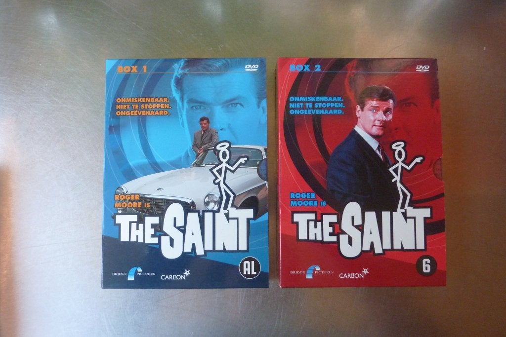 Roger Moore is The Saint Box 1 & 2, Vanaf 6 jaar, Ophalen of Verzenden, Zo goed als nieuw, Actie en Avontuur