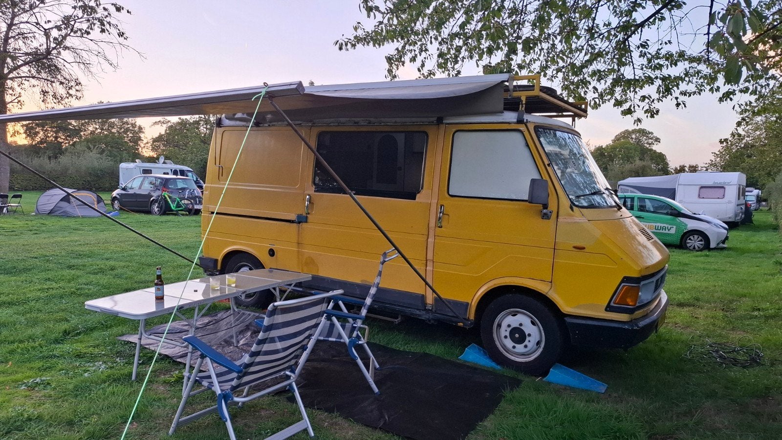 Citroën C35 LD/5 oldtimer camper 1983, Caravans en Kamperen, Overige merken, Brandblusser, 7 tot 12 maanden geleden, Tot en met 3