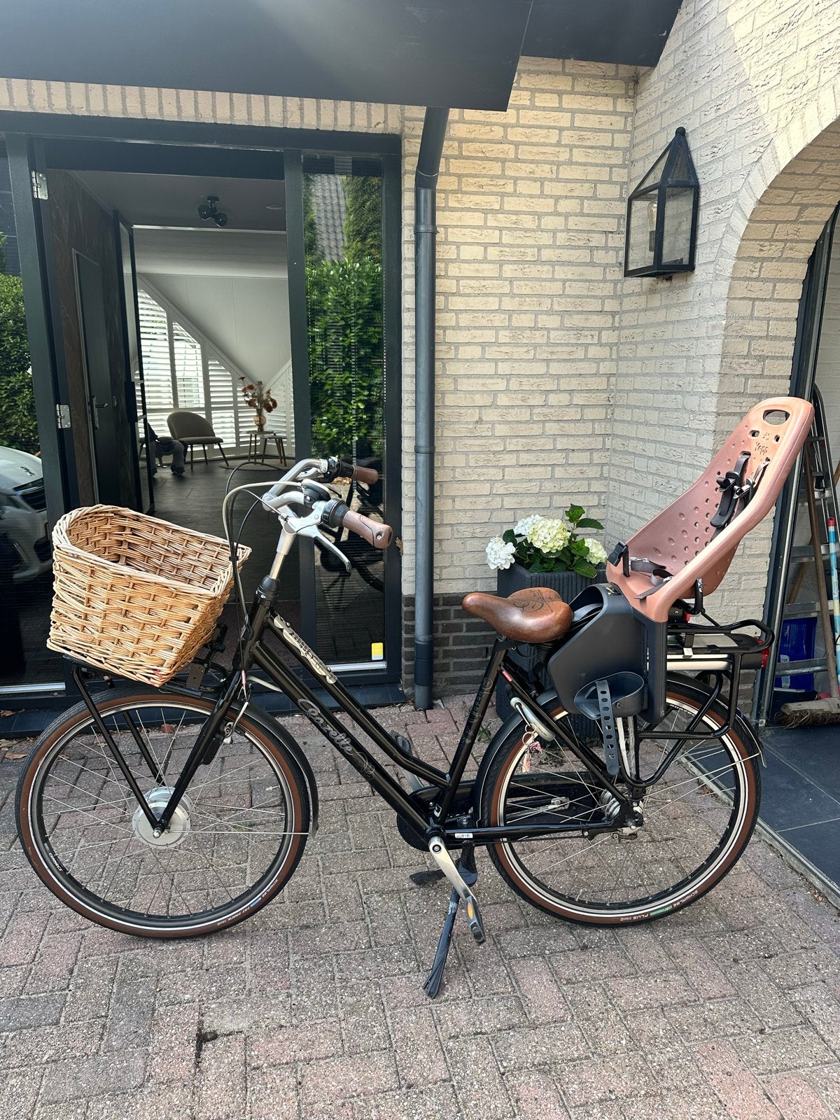 Gazelle elektrische mommy fiets, Fietsen en Brommers, Fietsen | Dames | Damesfietsen, Ophalen, Terugtraprem, Versnellingen, Gazelle