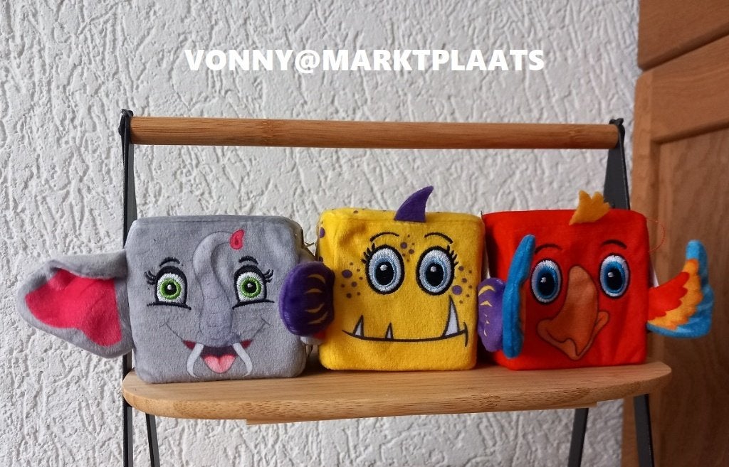 NIEUW! Pien Piranha / Paco Papegaai knuffel Lidl JungleMinis, Lidl, Ophalen of Verzenden