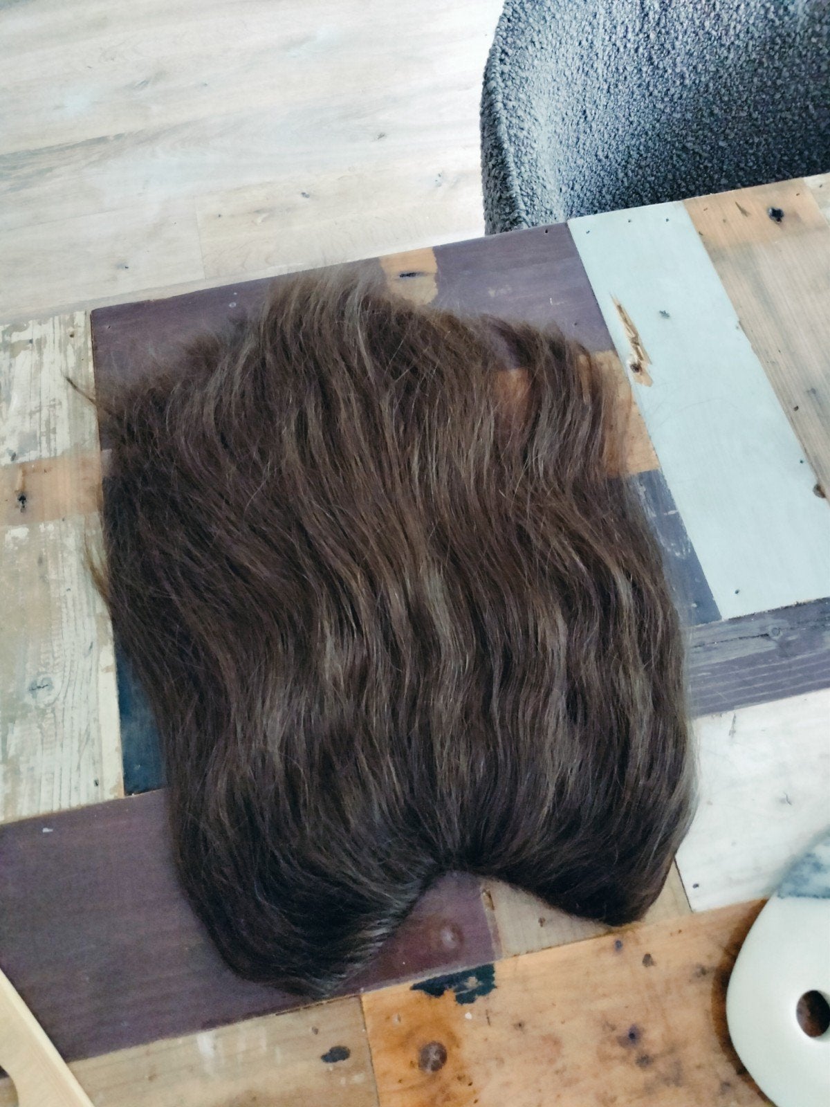 Zascha hair V-part medium bruin, Ophalen of Verzenden, Pruik of Haarverlenging
