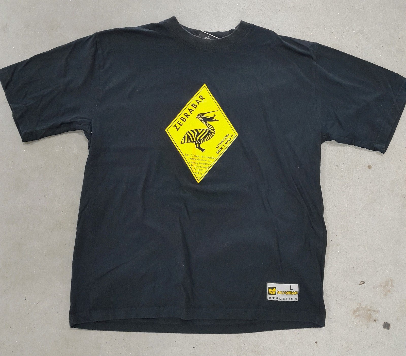 Wu Tang Clan shirt - Estafette Burgum, Kleding | Heren, Maat 52/54 (L), Zwart, N.V.T., Ophalen of Verzenden