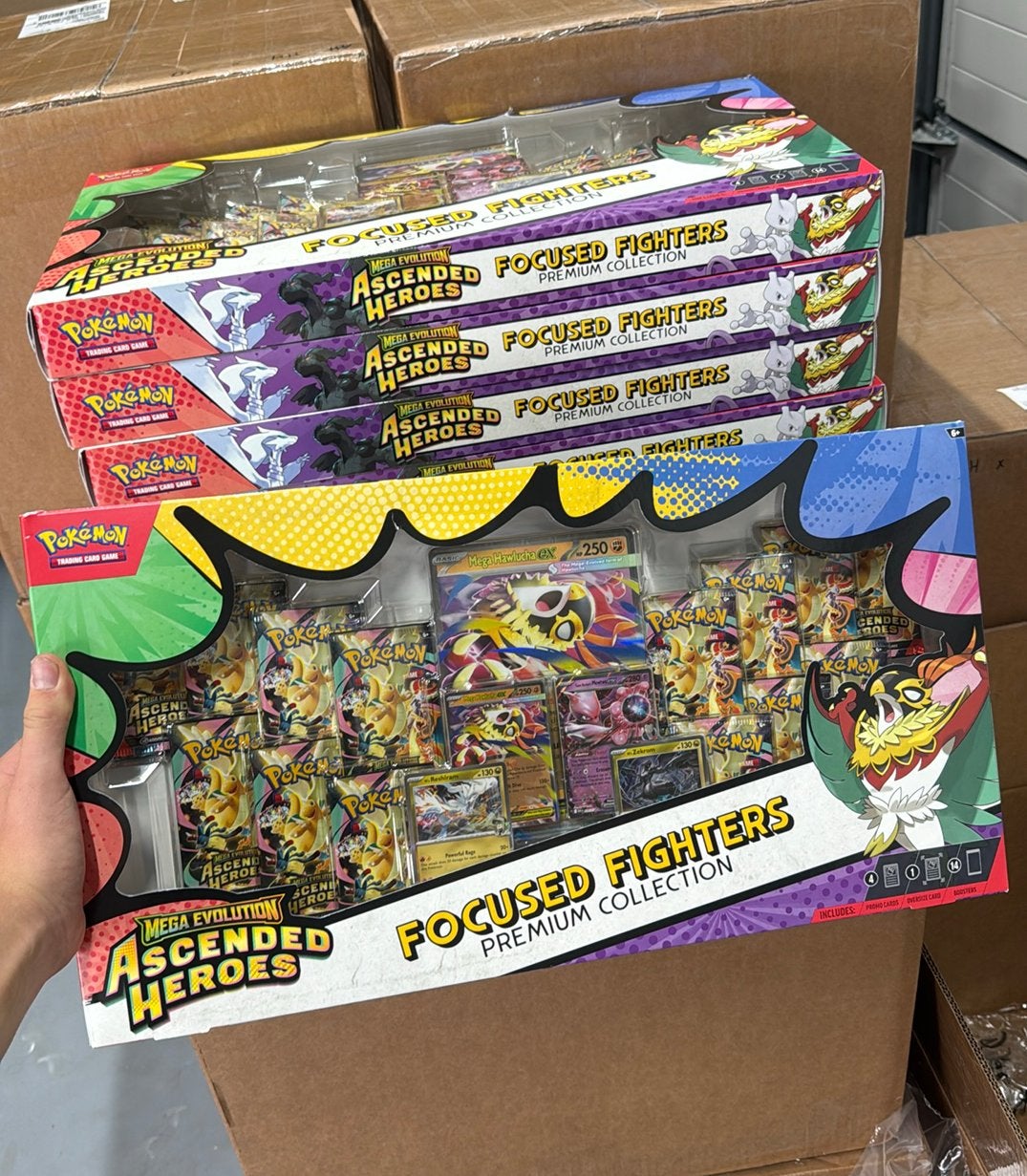 Ascended heroes focused fighter ex box ‼️BESTE PRIJS‼️, Ophalen of Verzenden, Zo goed als nieuw