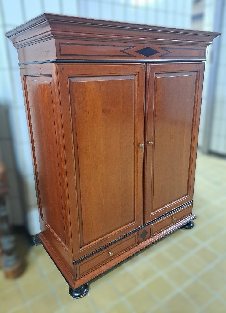 Prachtige sfeervolle authentieke kersenhouten kast, Huis en Inrichting, Ophalen, 100 tot 150 cm, Zo goed als nieuw, Kersenhout