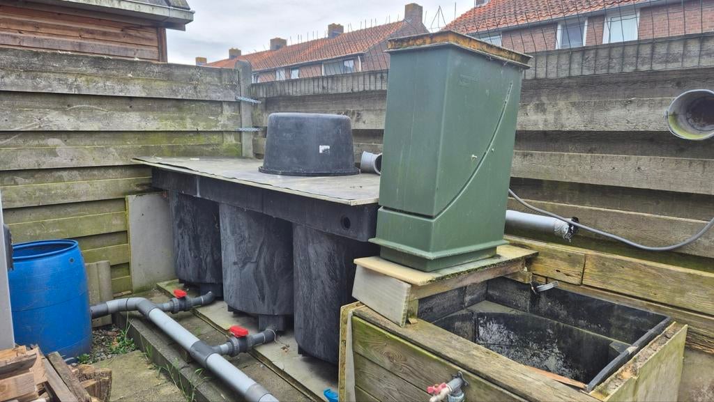 Vijverfilterinstallatie met toebehoren, Ophalen, Gebruikt, Vijverfilter