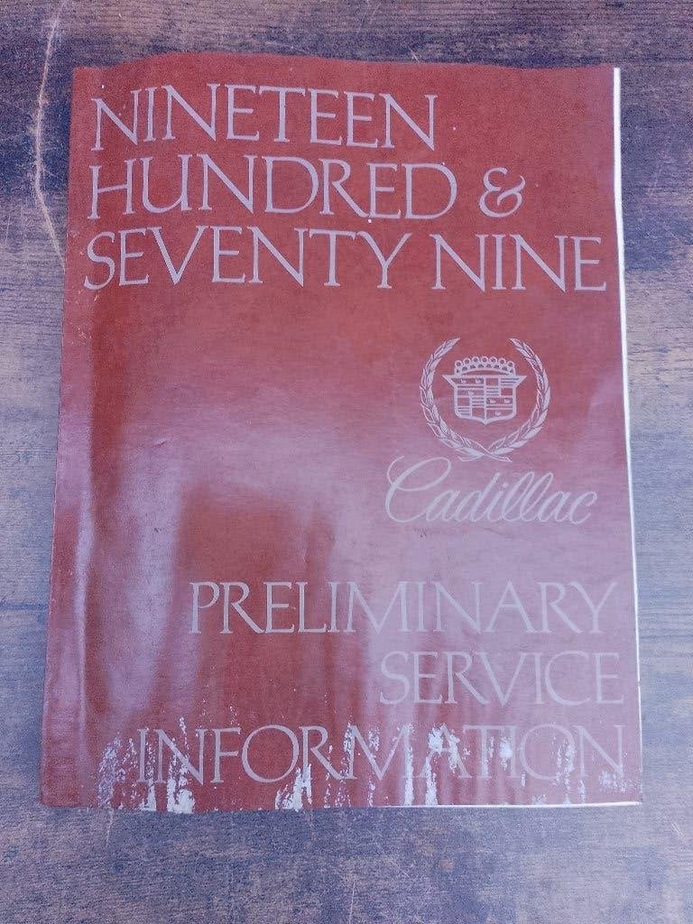 Dealer Werkplaatsboek Cadillac Eldorado Seville Devill 1979, Ophalen of Verzenden, Gelezen, Overige merken