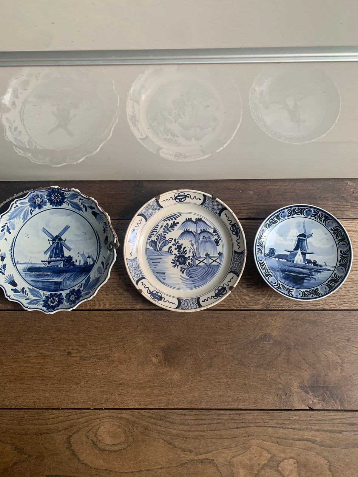 Delftsblauw borden, Ophalen of Verzenden