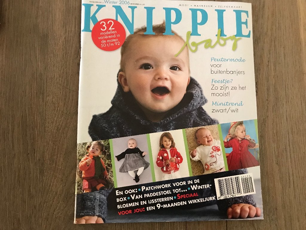 Knippie Baby Winter 2006, Hobby en Vrije tijd, Kledingpatronen, Ophalen of Verzenden, Zo goed als nieuw, Kind, Knippie