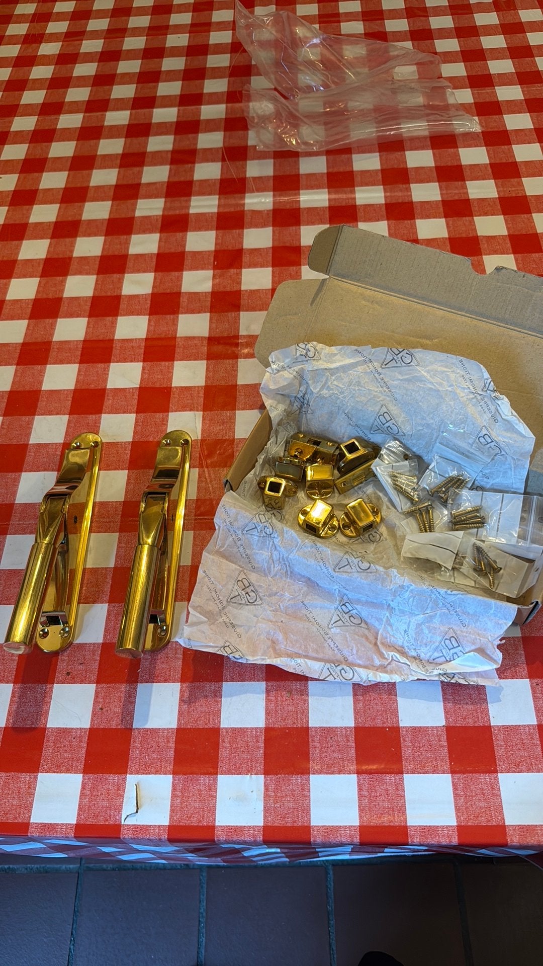 Pompespagnoletten messing, Ophalen of Verzenden, Nieuw, Koper of Messing