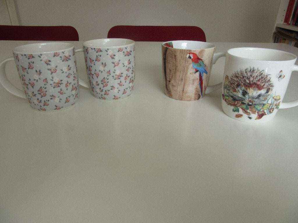 4x Design Mok Studio Onszelf d'Exclusive Collection Kirkham, Overige materialen, Overige merken, Zo goed als nieuw, Overige stijlen