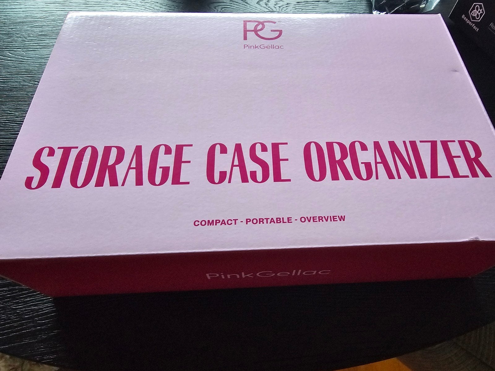 Premium storage case organizer, Sieraden, Tassen en Uiterlijk, Beautycases, Ophalen of Verzenden, Nieuw, Zwart