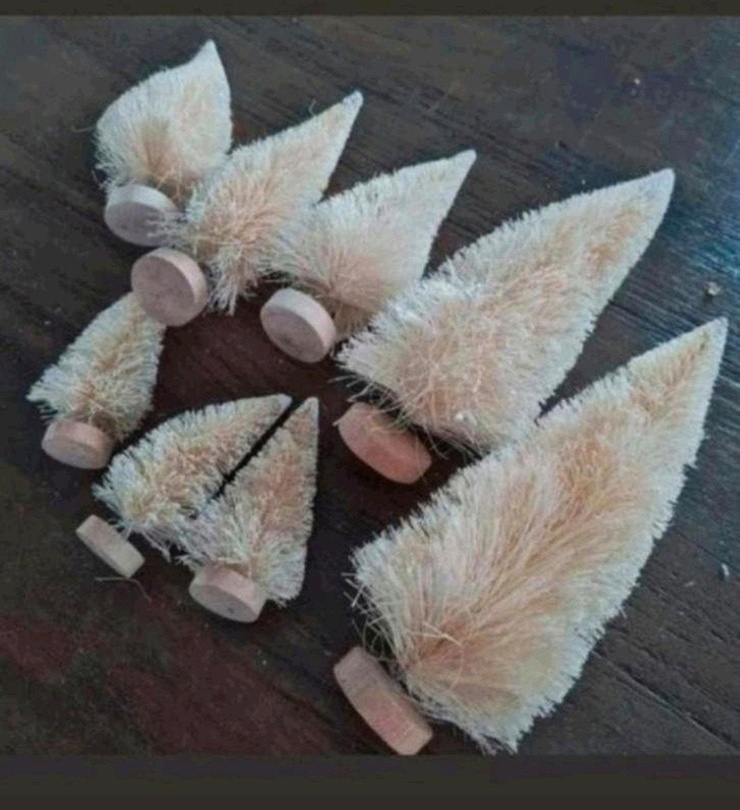 Kerstboompjes 8x decoratie. Nieuw, Ophalen of Verzenden, Nieuw