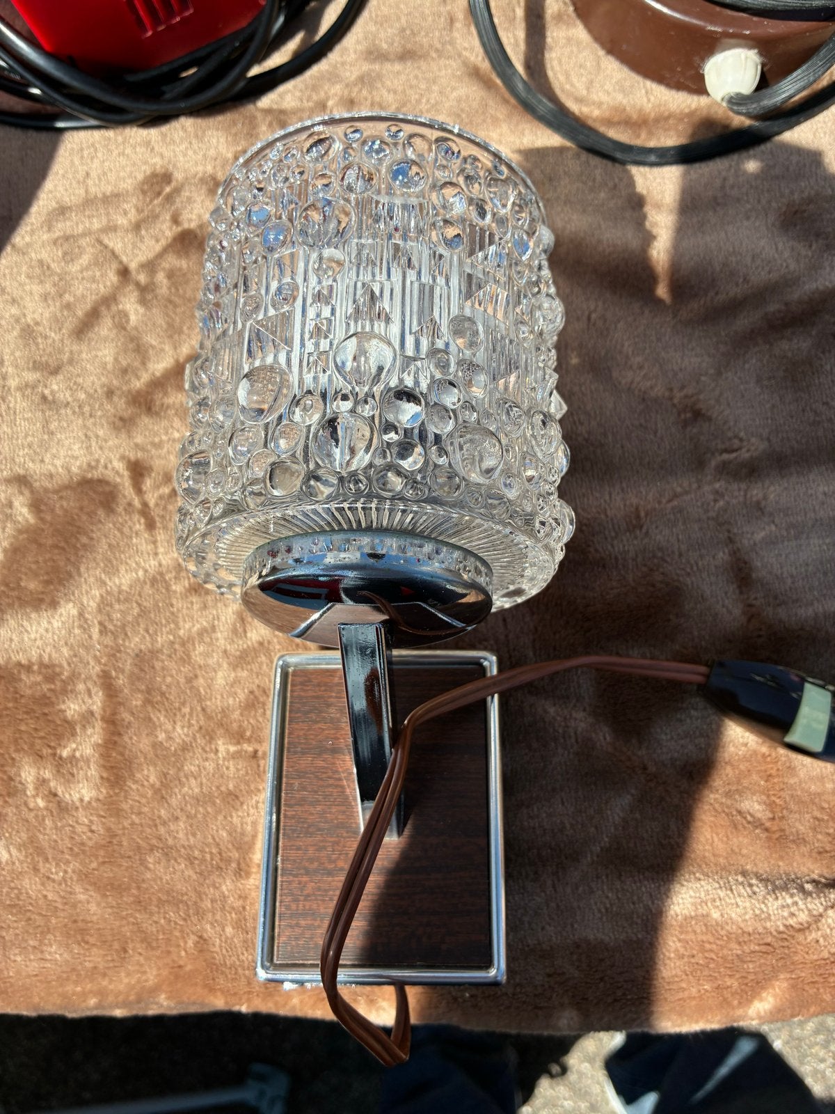 Vintage Mid Century wandlamp, Antiek en Kunst, Ophalen