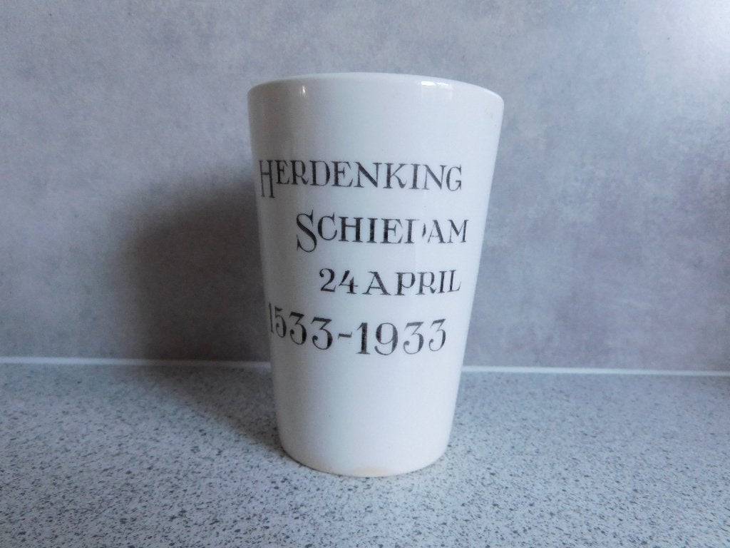 Mok Herdenking Schiedam 400 jaar 1533-1933 Royal Sphinx, Ophalen of Verzenden