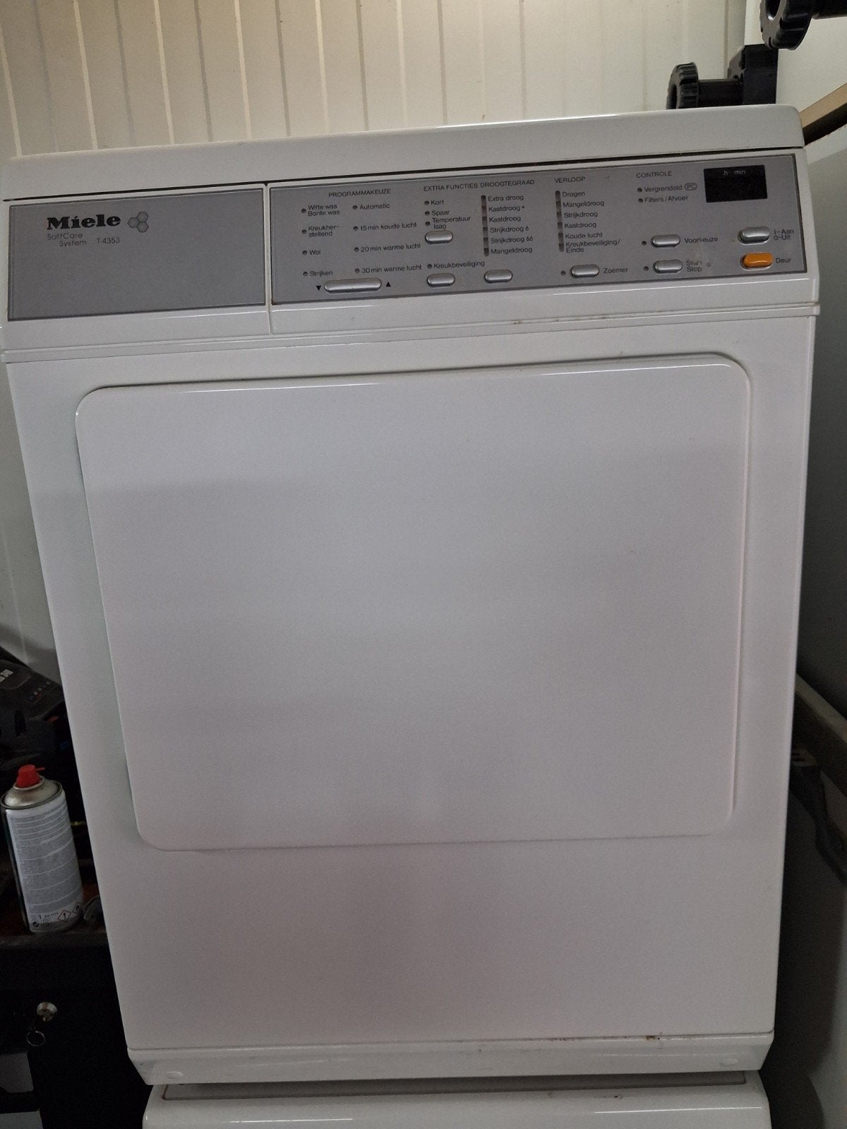 Miele SoftCare System T4353 Luchtafvoer Wasdroger, Ophalen, 6 tot 8 kg, Gebruikt, Luchtafvoer