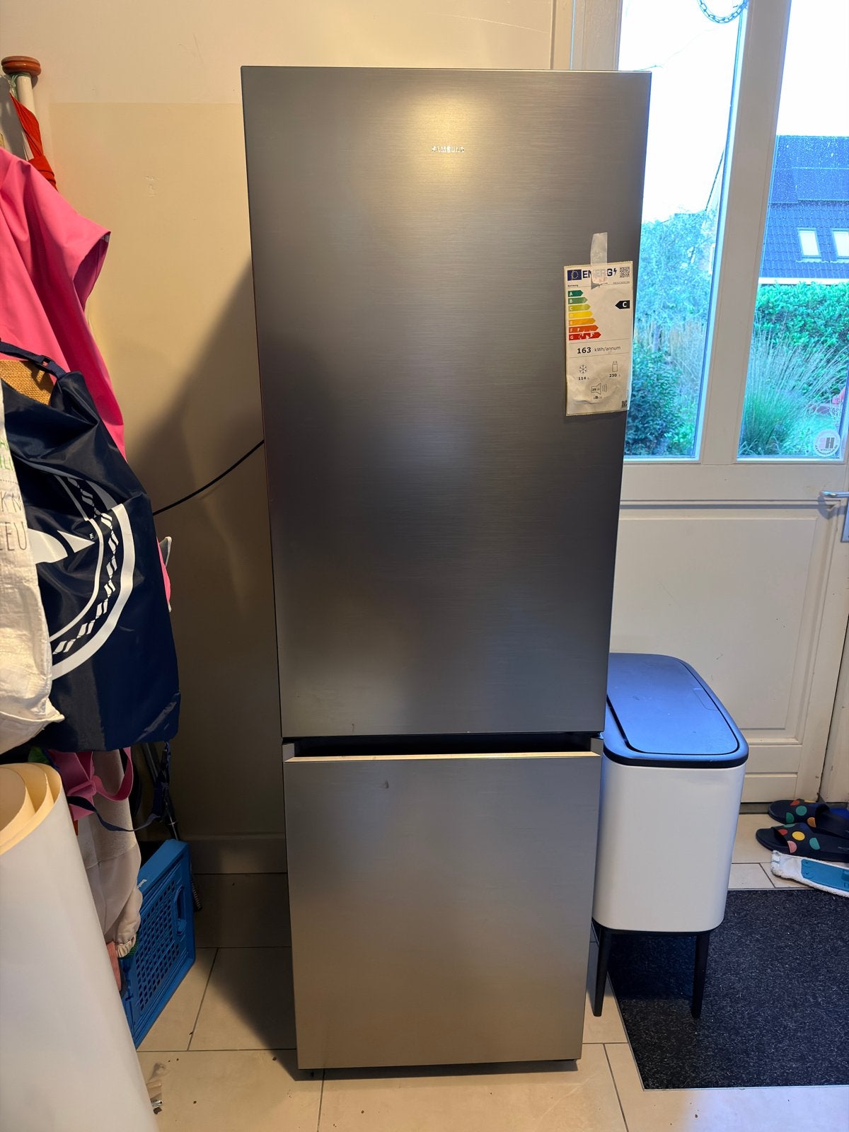 Samsung RB34C605CS9 koelkast (1 jaar), Ophalen, 200 liter of meer, 60 cm of meer, Met aparte vriezer