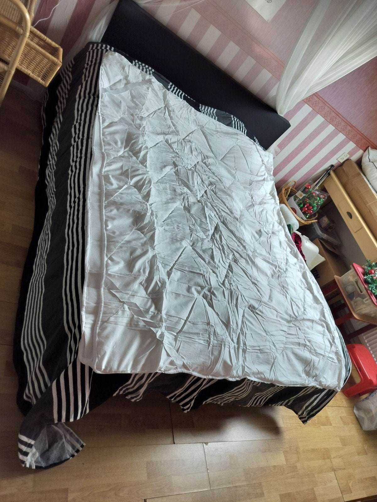 matras topper, Ophalen