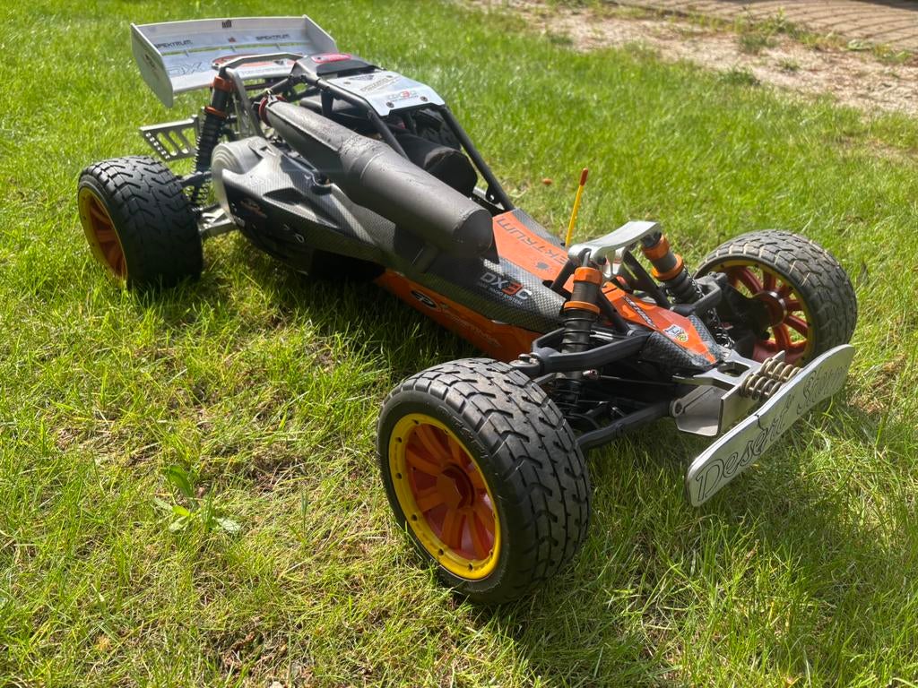 HPI BaJa bezine auto 5B 1/5, Ophalen, Benzine, Zo goed als nieuw, Auto onroad