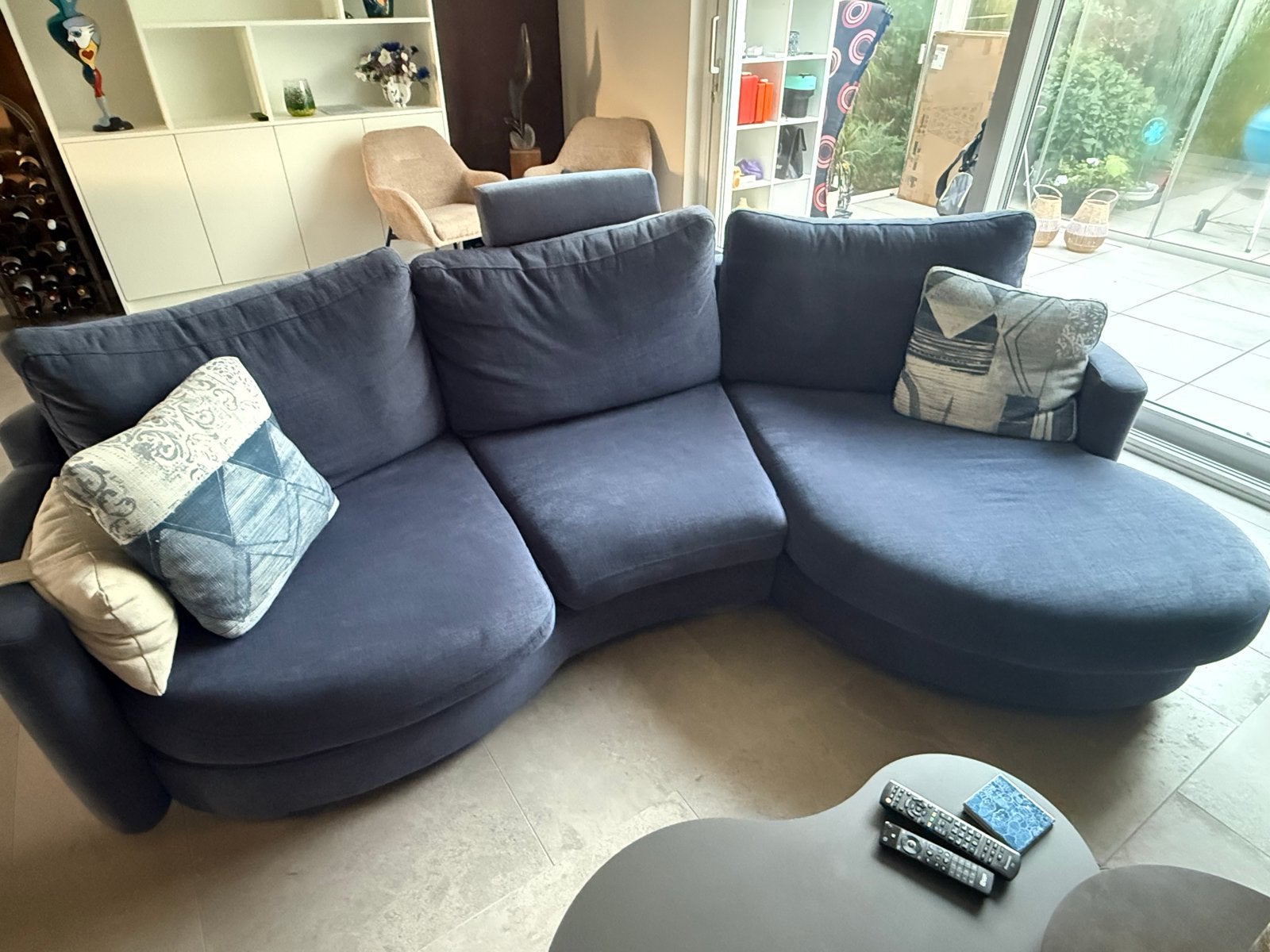Fama Hoekbank - Zo goed als nieuw, Huis en Inrichting, Ophalen, 125 tot 150 cm, Hoekbank, 300 cm of meer