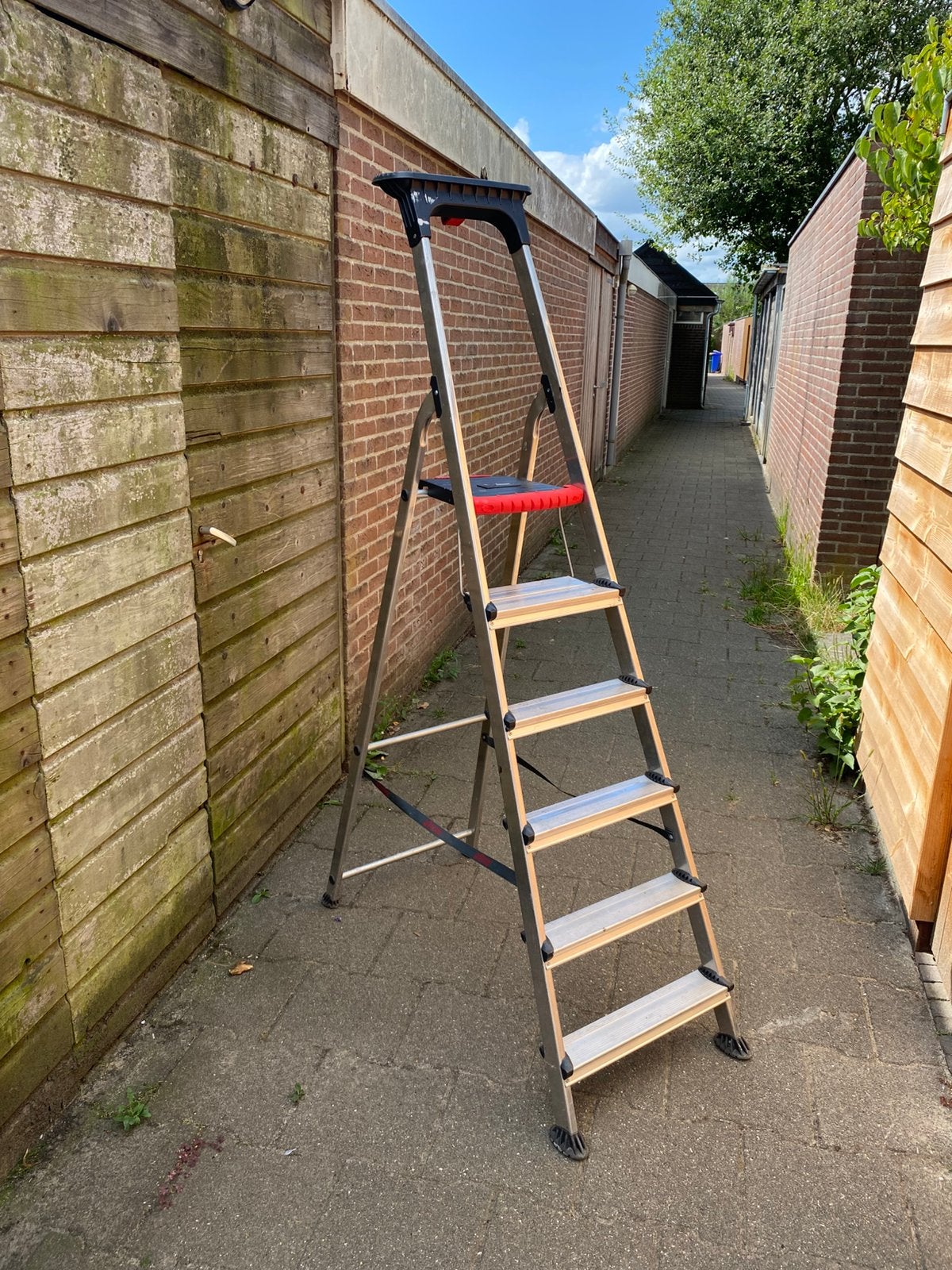 Altrex Double Decker 6-treeds huishoudtrap, Ophalen, Zo goed als nieuw, Trap, 2 tot 4 meter