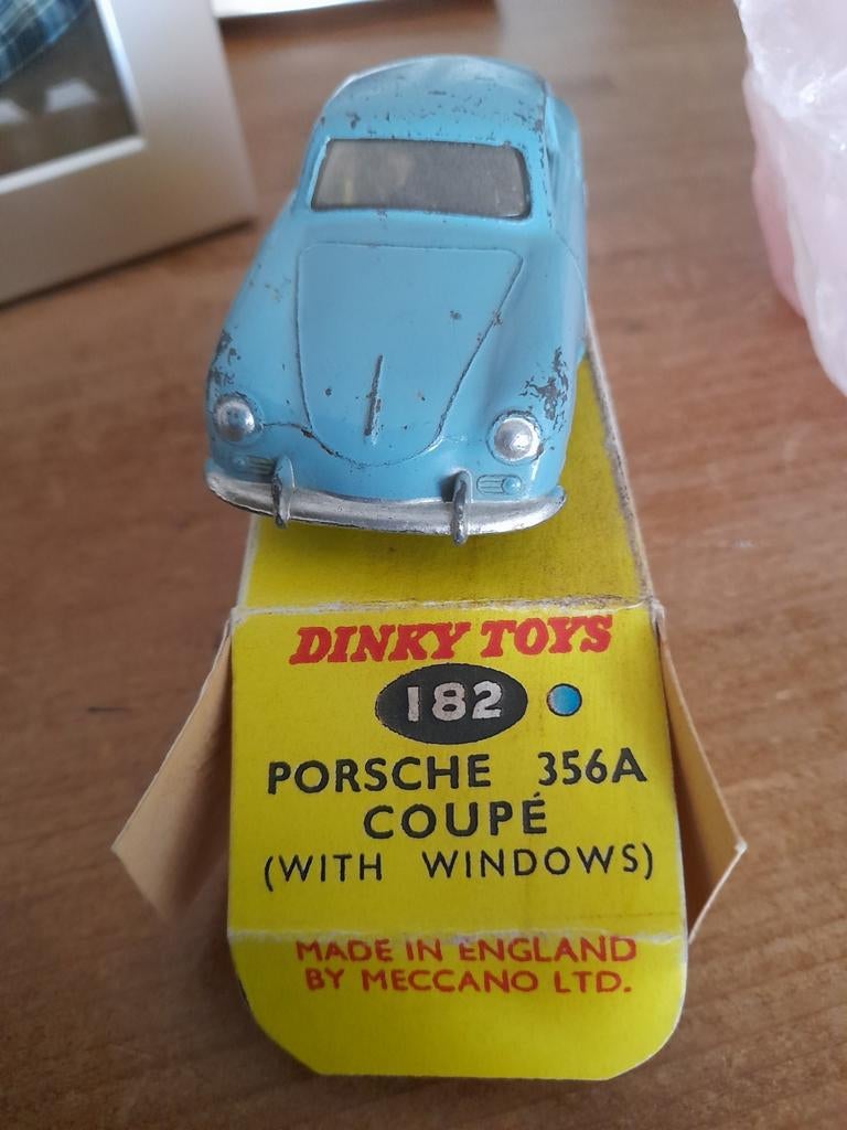 Porsche 356 Dinky Toys volledig origineel, Hobby en Vrije tijd, Modelauto's | 1:43, Ophalen of Verzenden, Auto, Dinky Toys
