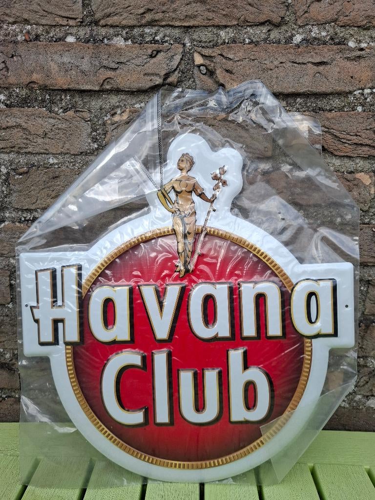 Reclamebord Havana Club rum - nieuw In verpakking, Verzamelen, Ophalen of Verzenden, Nieuw, Reclamebord