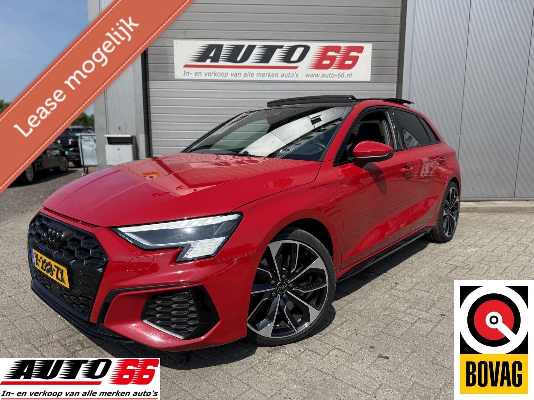 Audi S3 2.0 TFSI quattro Bang & Olufsen sfeer Pano NAVI FULL, Auto's, S3, Gebruikt, 4 cilinders, Leder