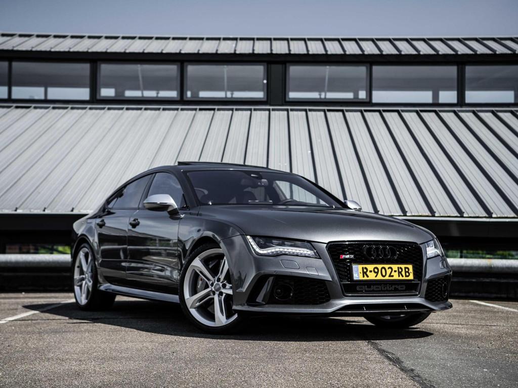 Audi RS7 RS 7 Sportback 4.0 V8 TFSI 560PK Dynamic Plus 305 k, Auto's, Euro 5, Gebruikt, Met garantie (alle), 4 stoelen