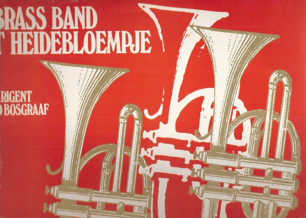 Brassband 't Heidebloempje Harkema -Twee Lp's HaFABra, Ophalen, Gebruikt, 12 inch