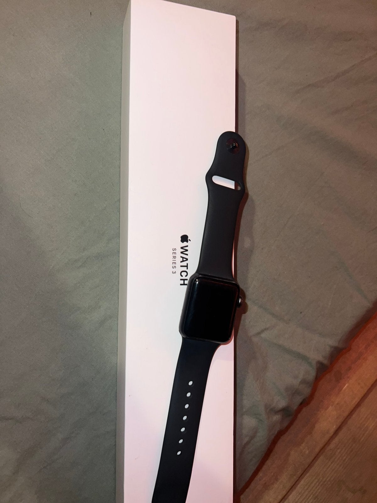 Apple watch series 3, Sieraden, Tassen en Uiterlijk, Smartwatches, Ophalen of Verzenden, Zo goed als nieuw, Zwart, IOS