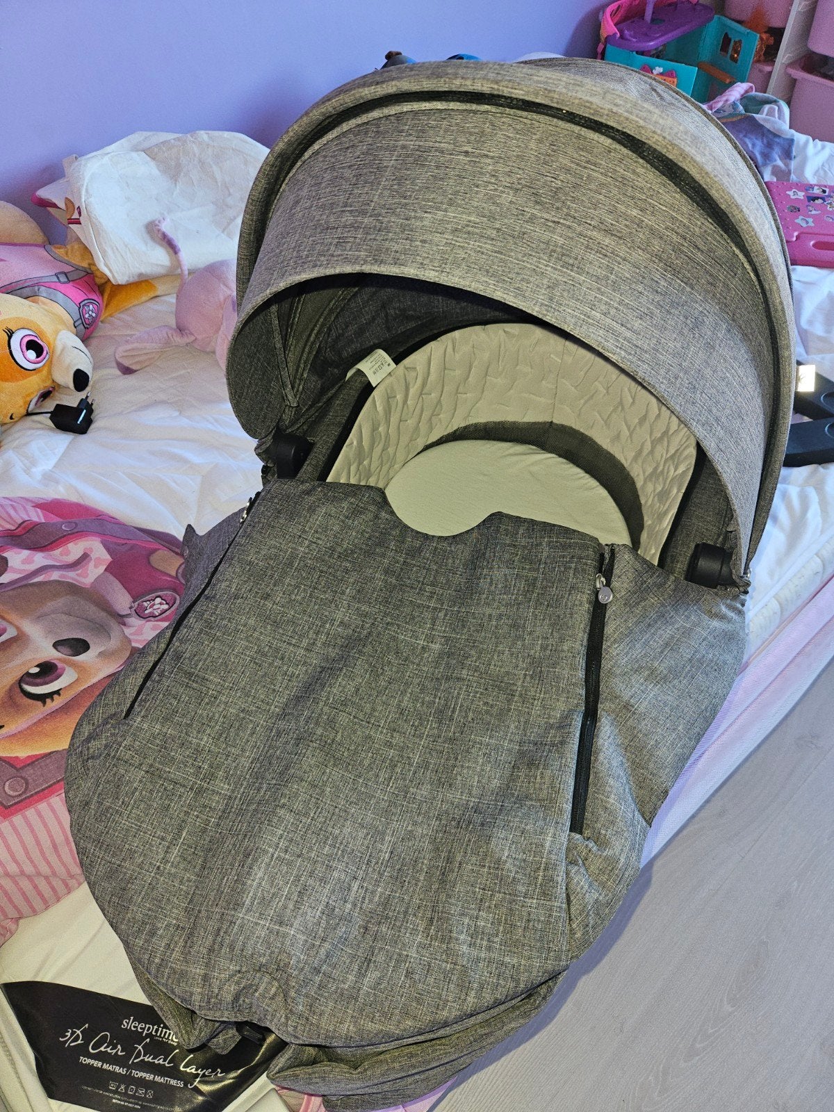 Stokke Kinderwagen met Complete Set Accessoires, Kinderen en Baby's, Gebruikt, Combiwagen, Verstelbare duwstang, Ophalen