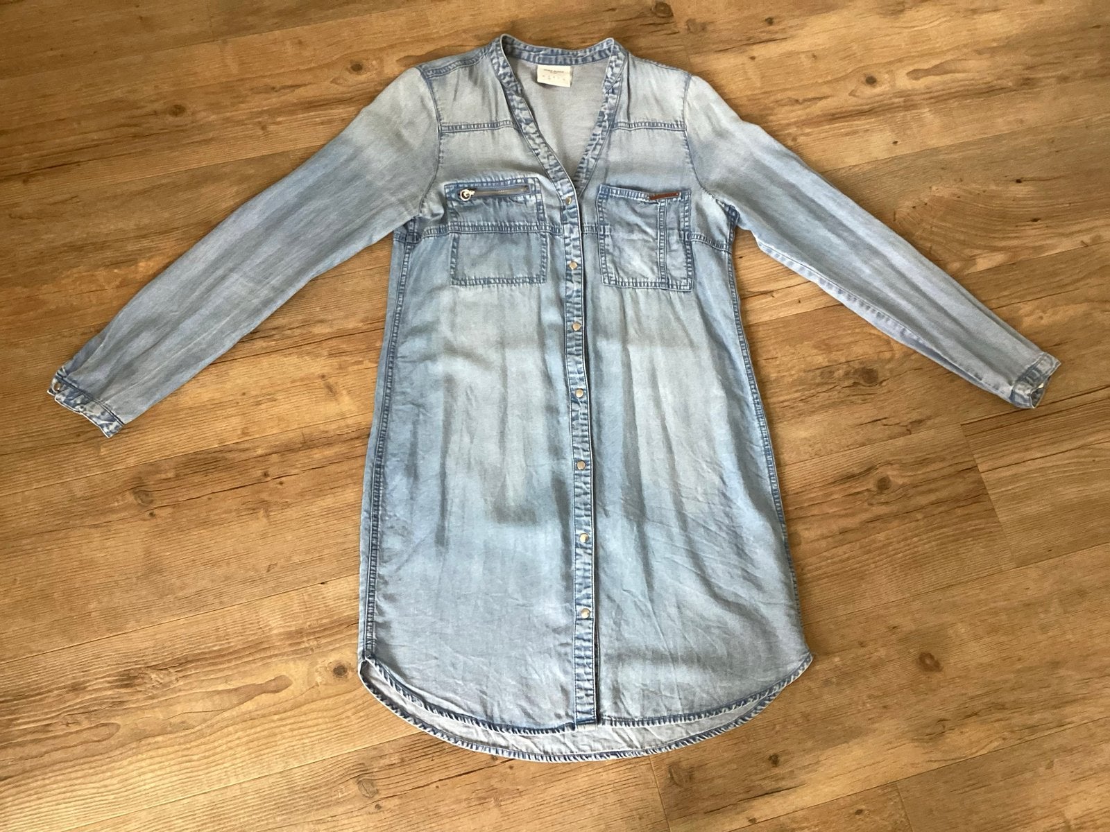 Vero Moda spijkerblouse maat S, Kleding | Dames, Ophalen of Verzenden, Gedragen, Maat 36 (S), Blauw