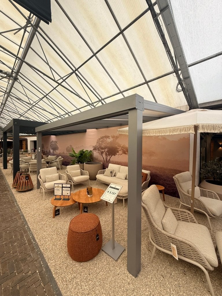 Overkapping met kunstof dak, Ophalen, Zo goed als nieuw, Veranda