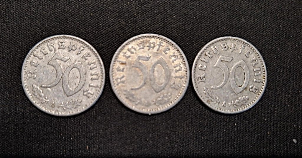 50 Reichspfennig  - Duitse munt uit WOII, Postzegels en Munten, Munten | Europa | Niet-Euromunten, Ophalen of Verzenden, Duitsland