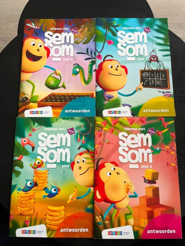 Antwoorden boekjes Sem Som rekenen groep 4, Overige vakken, Nieuw, Diverse auteurs, Ophalen of Verzenden
