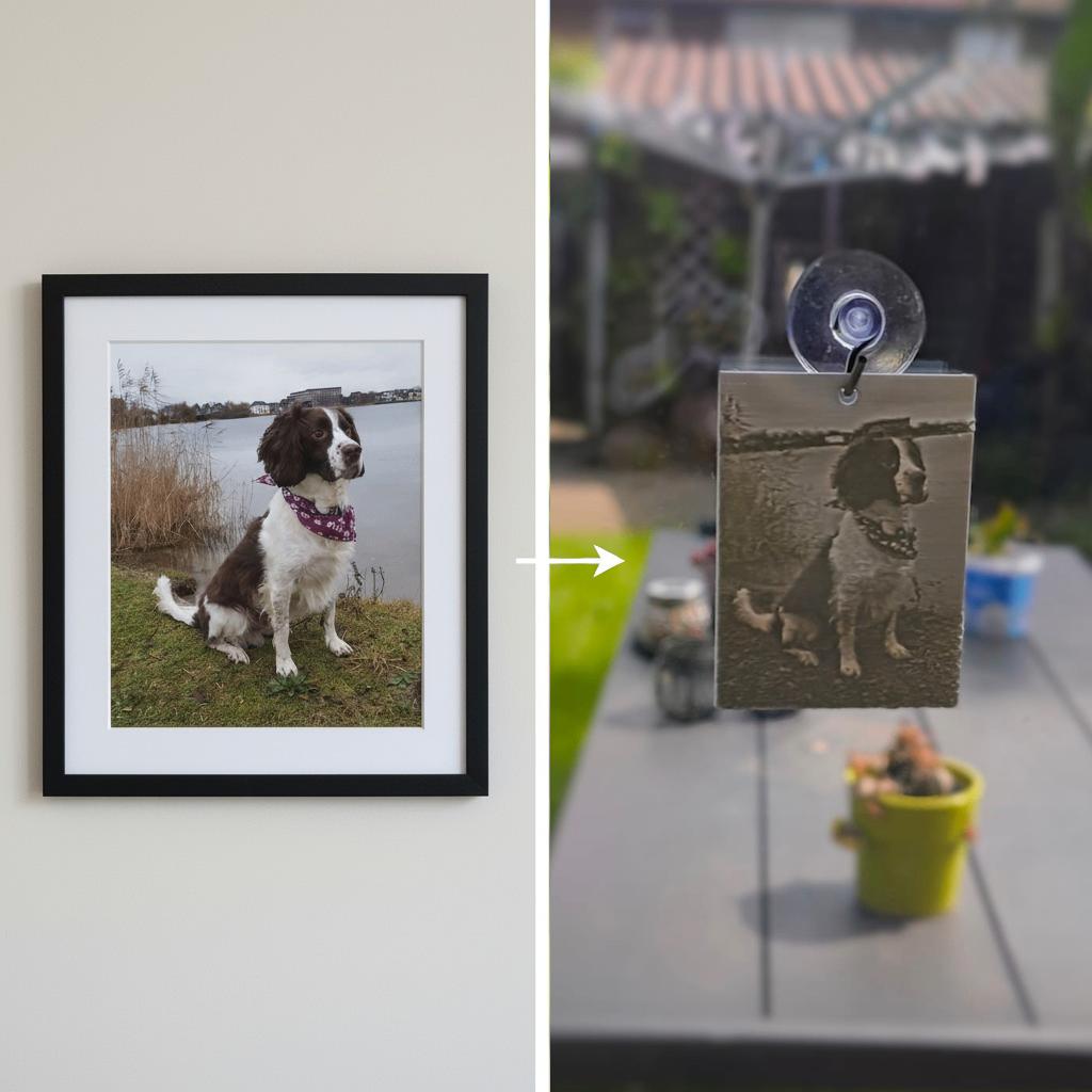 Jouw mooiste foto op het raam! Gepersonaliseerd uniek cadeau, Antiek en Kunst, Ophalen of Verzenden