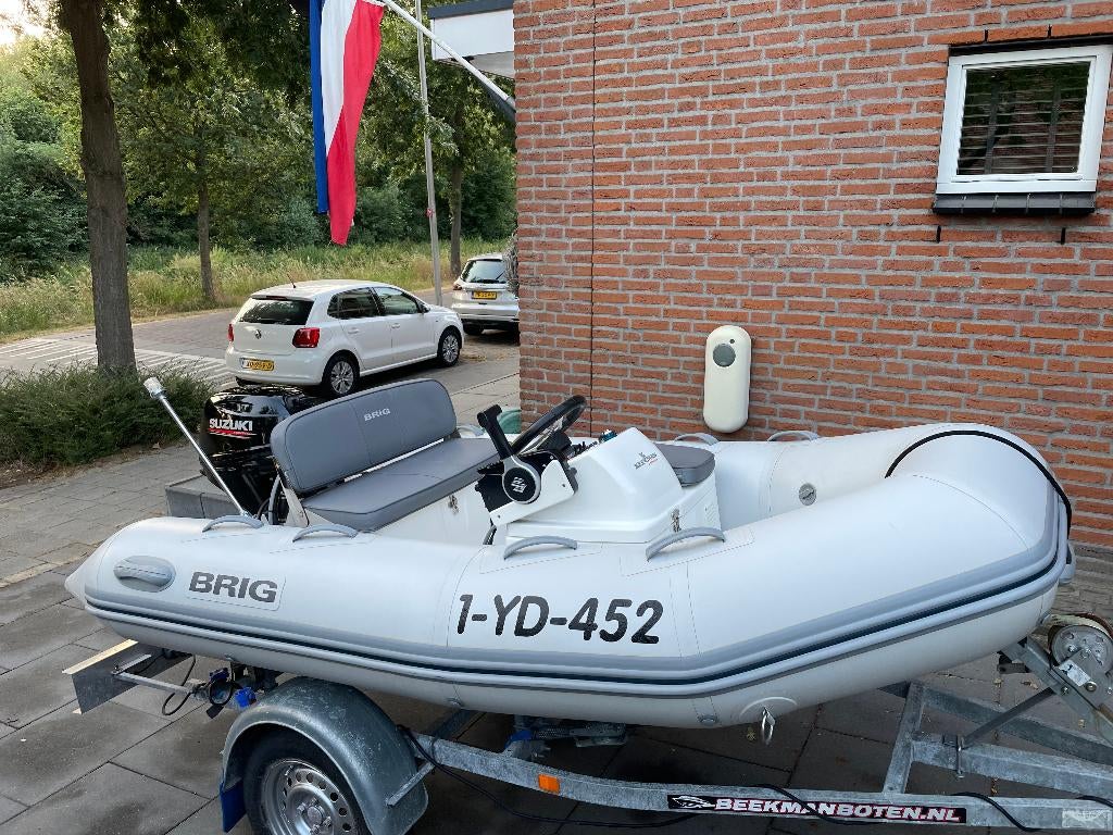 Brig falcon 300 / Suzuki 15pk (2019), Watersport en Boten, Gebruikt, Benzine, Minder dan 70 pk, Overige materialen