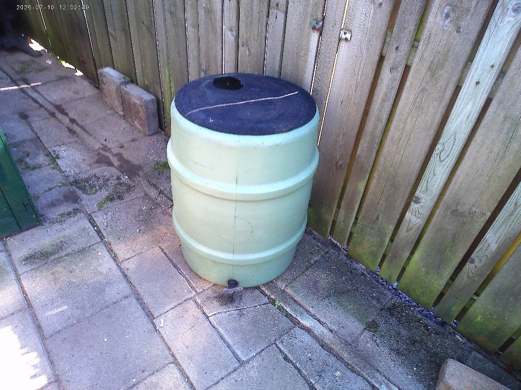 cpl regenton met kraan izgst, Tuin en Terras, Regentonnen, Ophalen, Kunststof, Gebruikt, Met kraantje