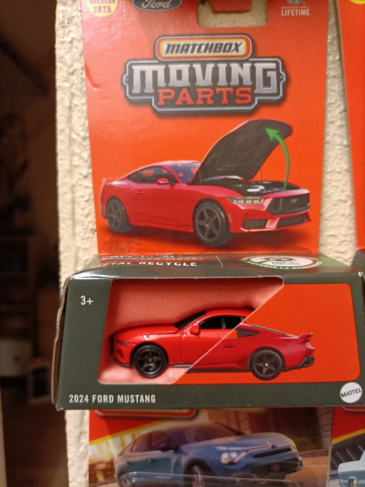 Matchbox Moving Parts 2024 Ford Mustang - Nieuw, Ophalen of Verzenden, Nieuw, Auto