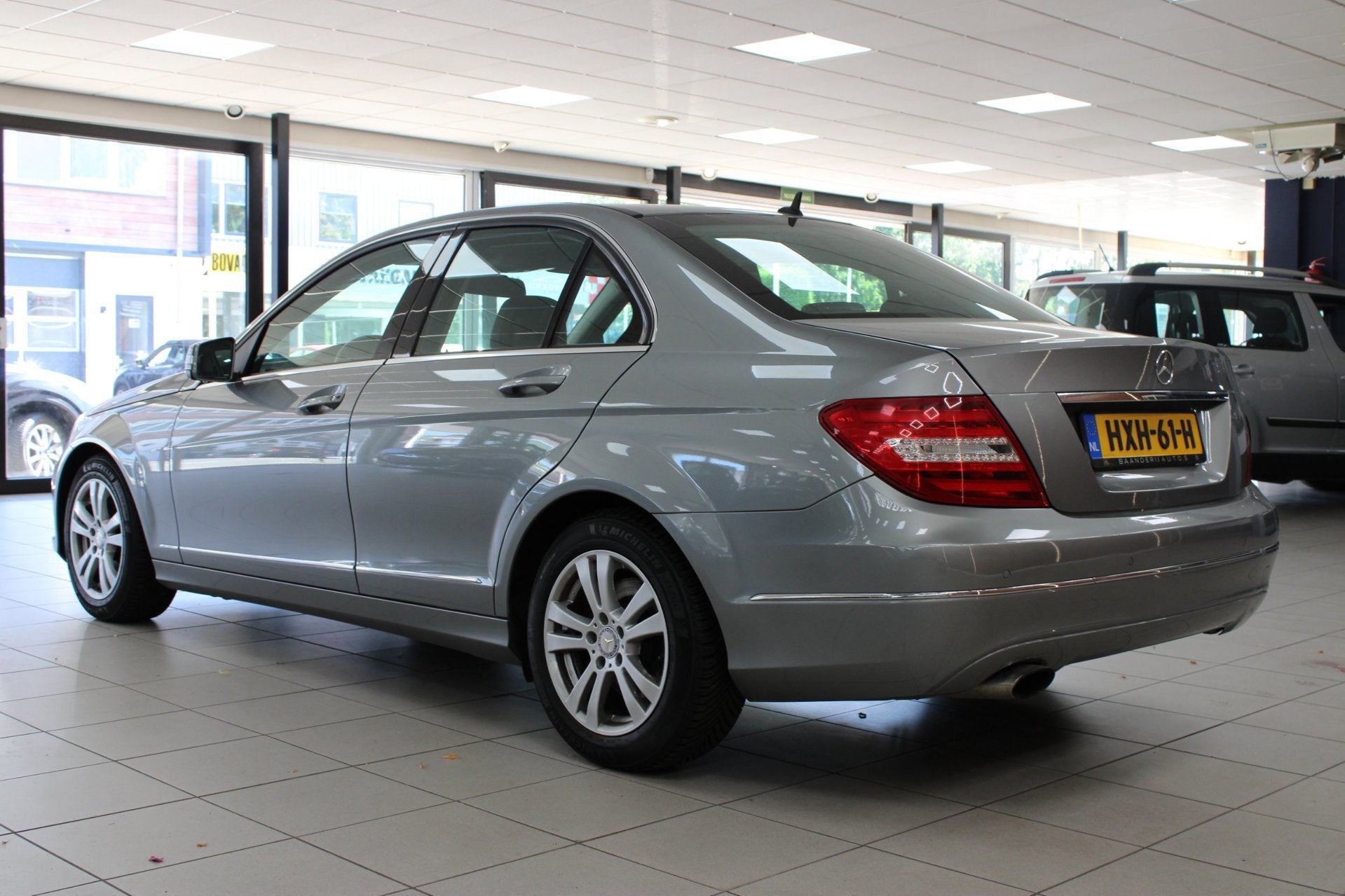 Mercedes-Benz C-klasse 200 Avantgarde Automaat | Airco | Cru, Auto's, Automaat, Euro 5, Zwart, 4 cilinders