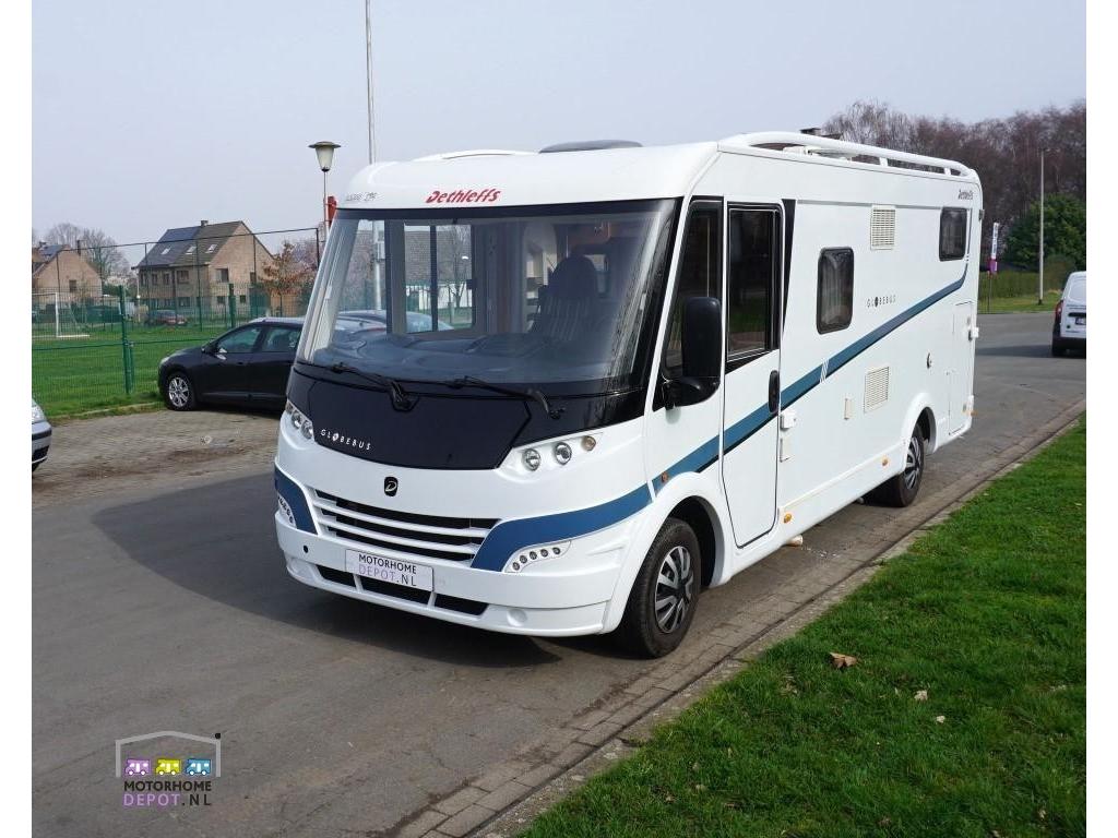 Dethleffs Globebus I8 2014 Euro 5 eerste eigenaar, Caravans en Kamperen, Campers, Integraal, Luifel, Bedrijf, Dethleffs