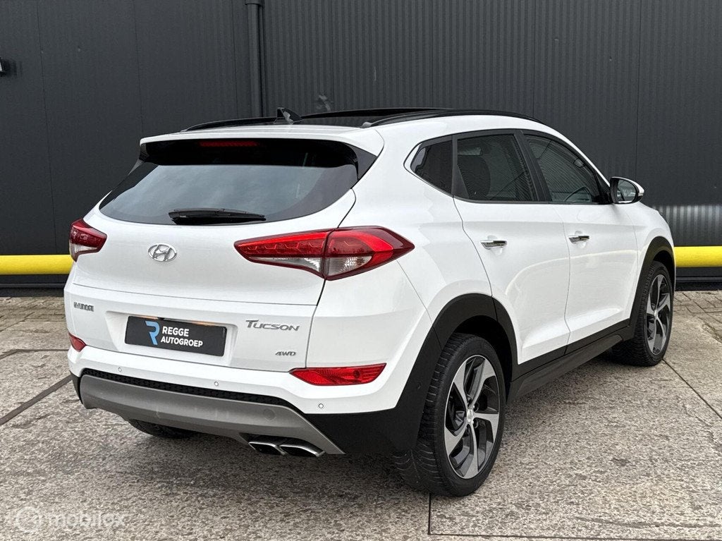 Hyundai Tucson 1.6 T-GDi Premium 4WD PANORAMADAK | BOMVOL, Auto's, Hyundai, Gebruikt, 1591 cc, 4 cilinders, Lichtsensor