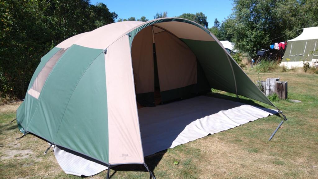 Falco Exclusief Sperwer T500 tunneltent, Caravans en Kamperen, Tenten, Ophalen, Tot en met 4