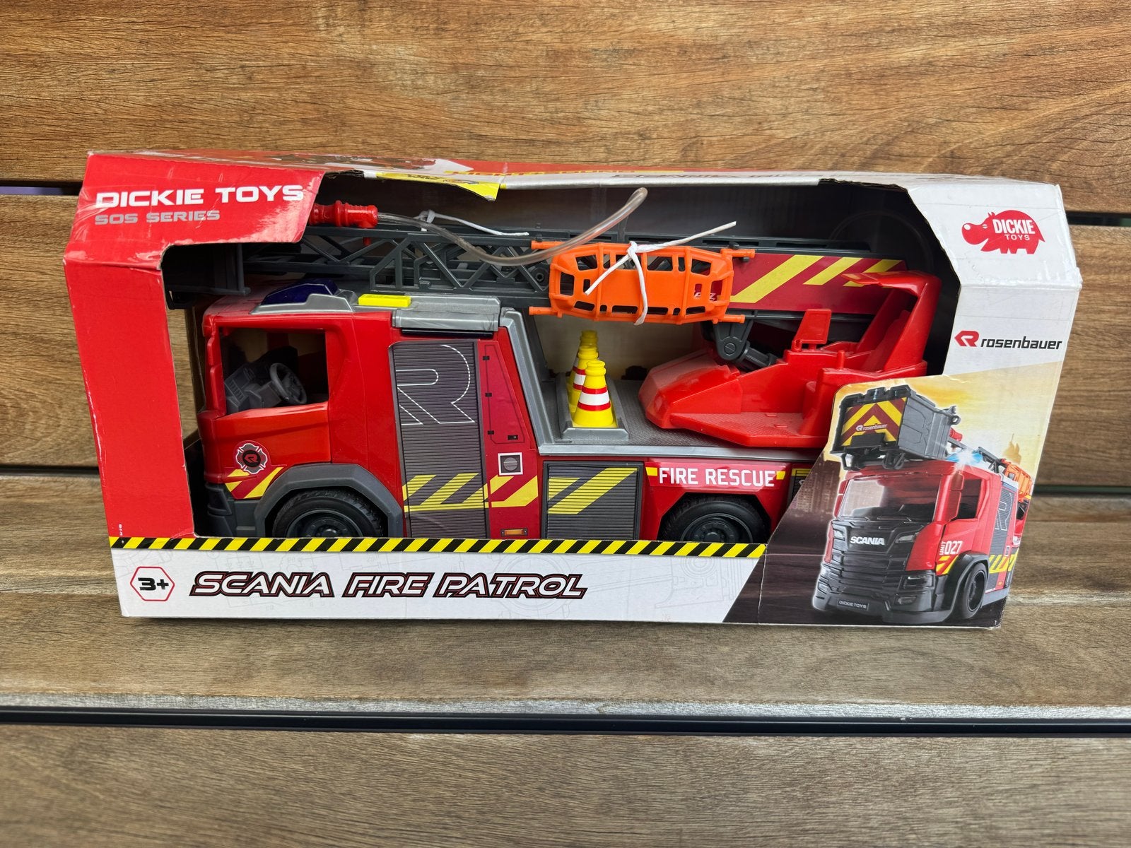 Dickie Toys Scania Fire Patrol Brandweerwagen, Ophalen of Verzenden, Nieuw