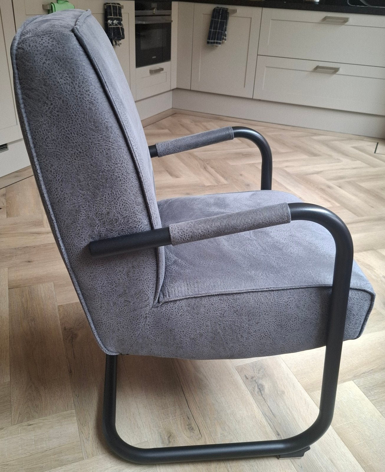 Ultra de Luxe Eetkamerstoelen van Kötter Nijverdal, Huis en Inrichting, Stoelen, Ophalen, Zo goed als nieuw, Stof, Modern, Luxe