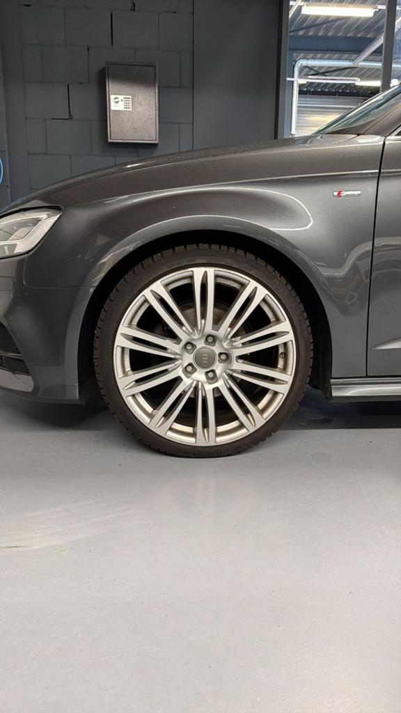 Audi 19 inch velgen 5x112 + Continental banden 225/35/19, Auto-onderdelen, Banden en Velgen, Gebruikt, Banden en Velgen, Winterbanden