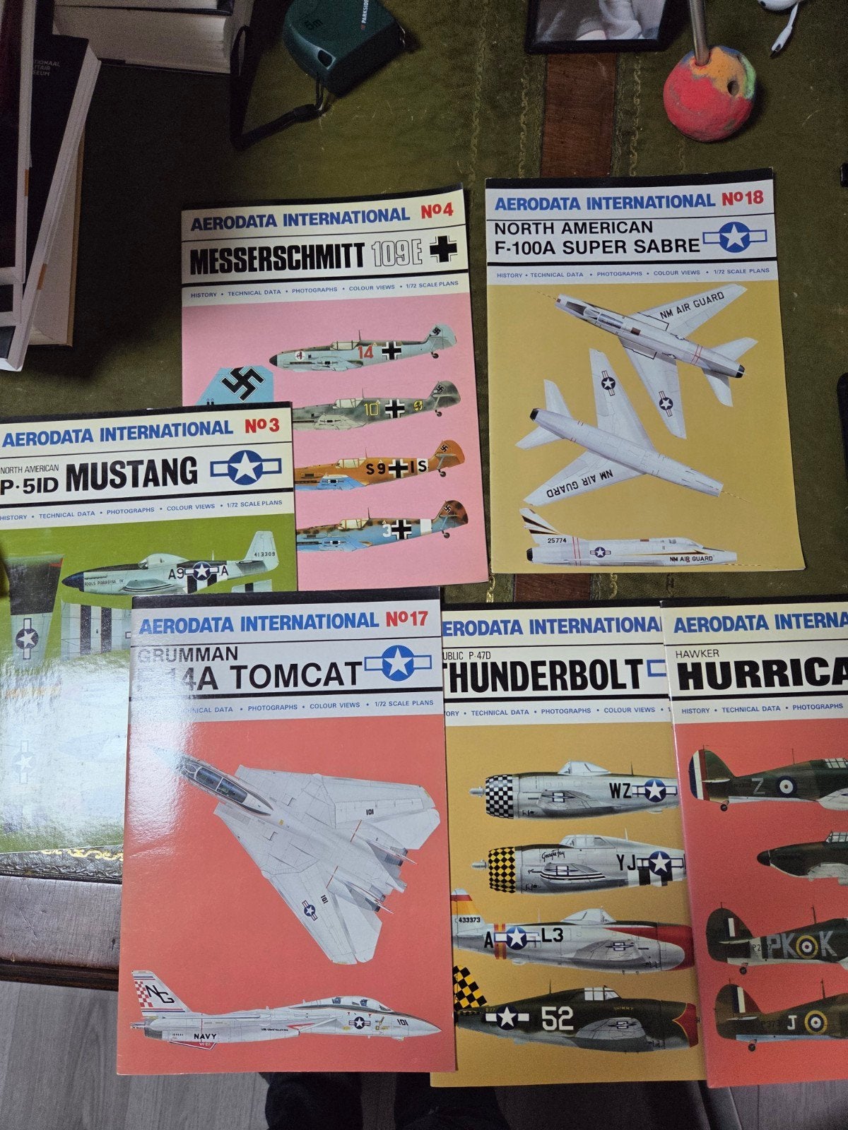 Aerodata International: Vliegtuigboeken (6 stuks), Diverse, Ophalen of Verzenden, Luchtmacht, Tweede Wereldoorlog