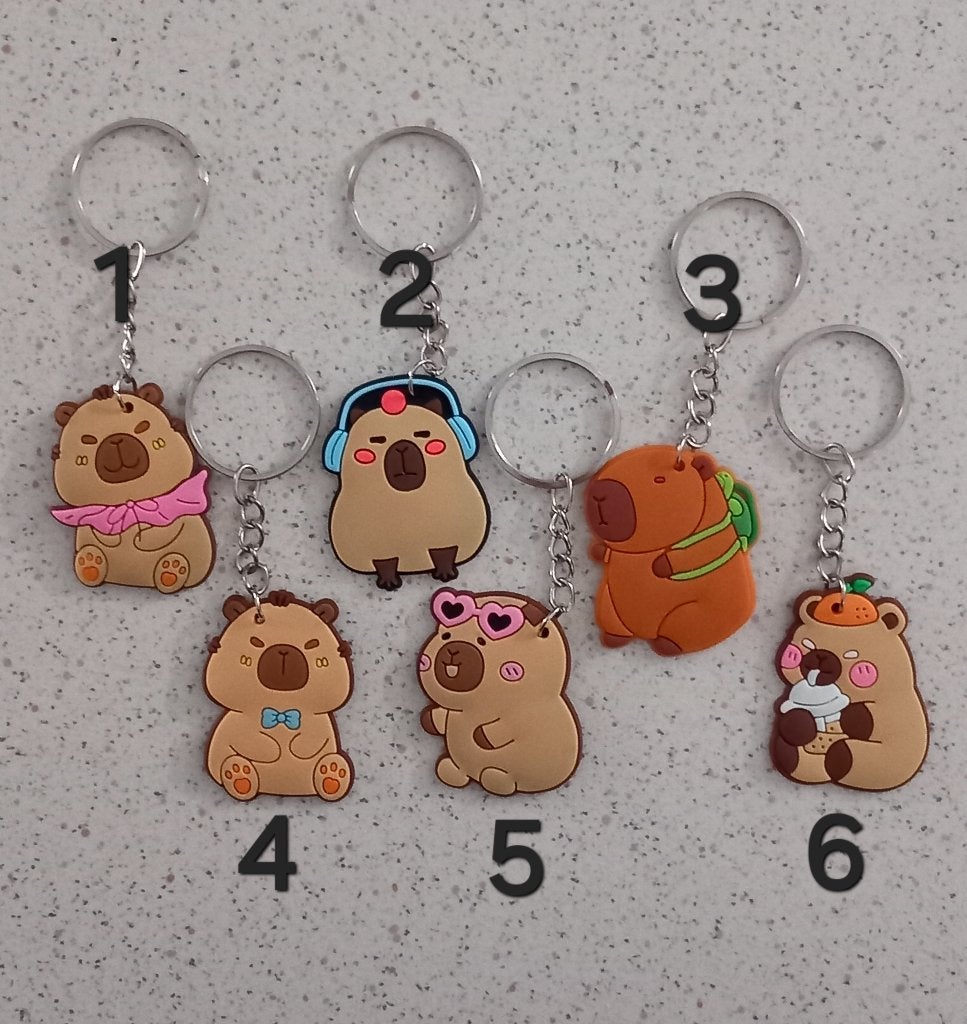 Capybara sleutelhangers ook leuk als traktatie, Ophalen of Verzenden, Nieuw